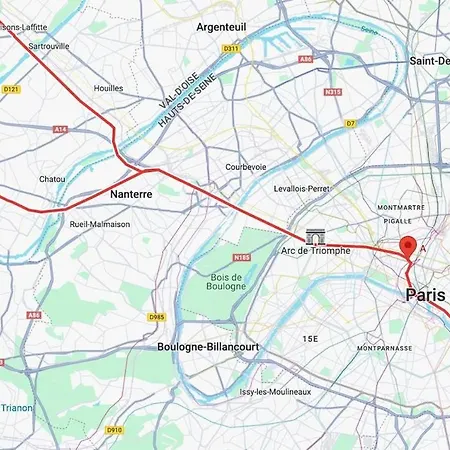 Apartament Centre-ville 5 Min Rer A - Paris 25 Min